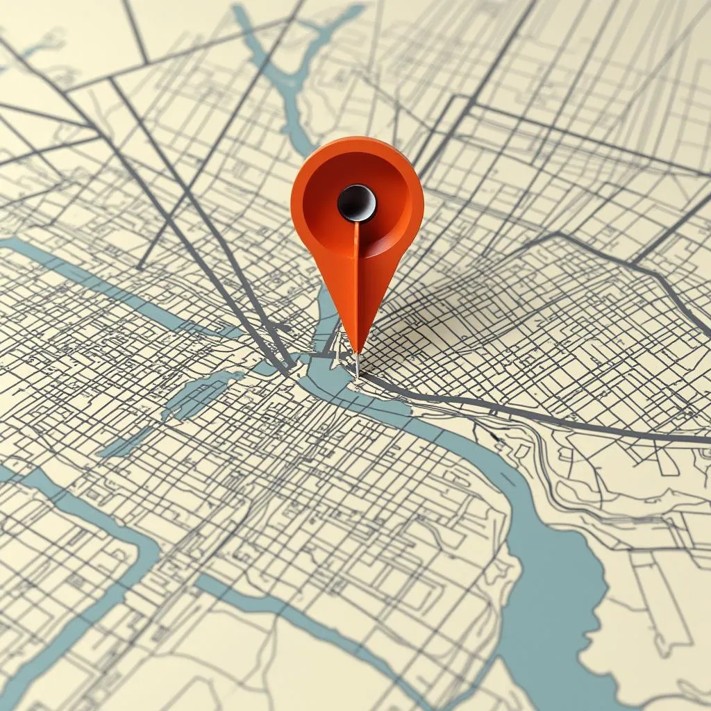 Mapa de ubicación de la oficina